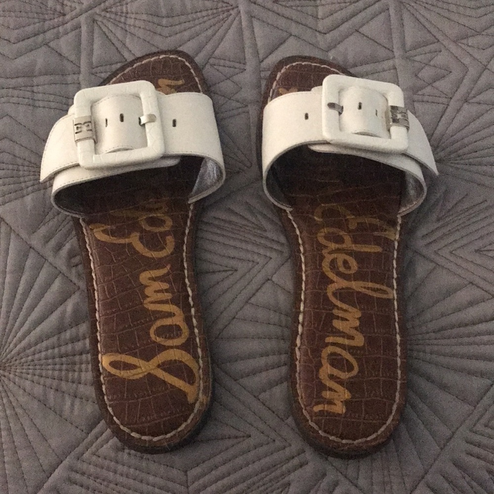 Sam Edelman Granada Slide Sandal - White size 7